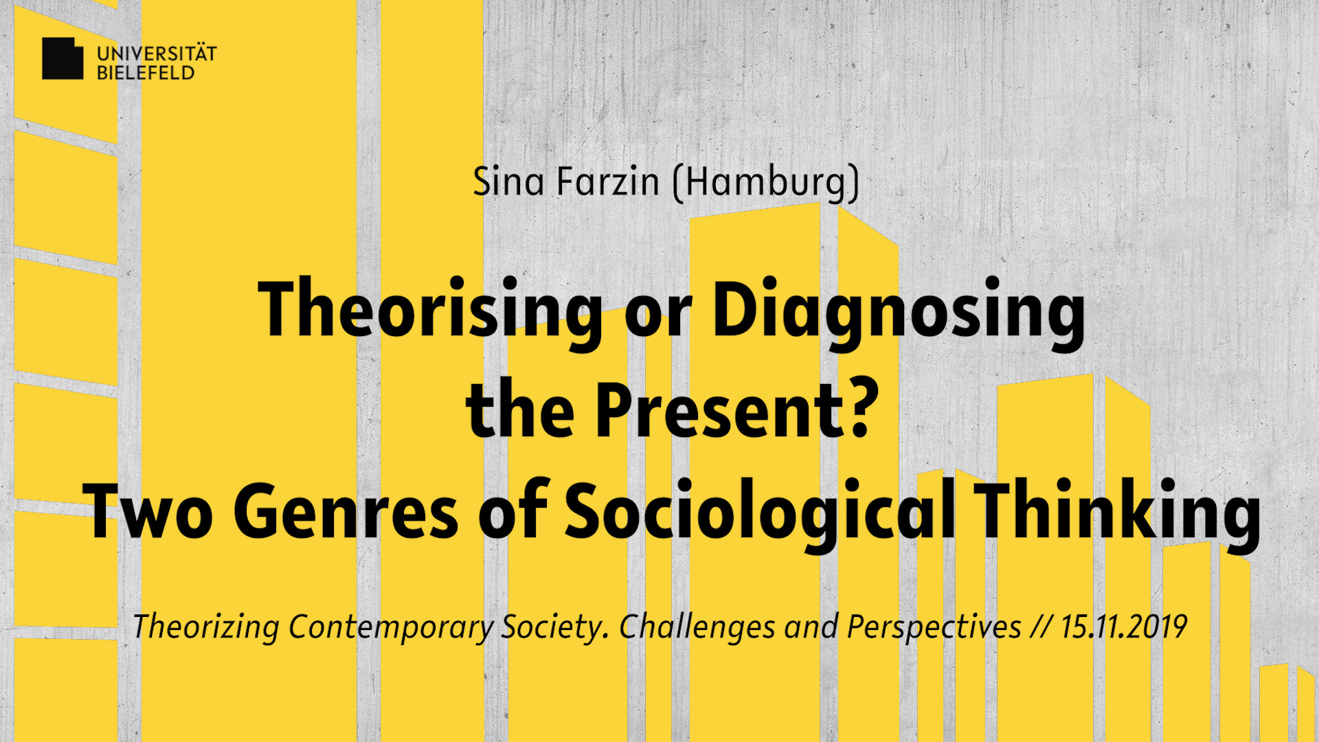 Theorising or Diagnosing the Present? Two Genres of Sociological Thinking
