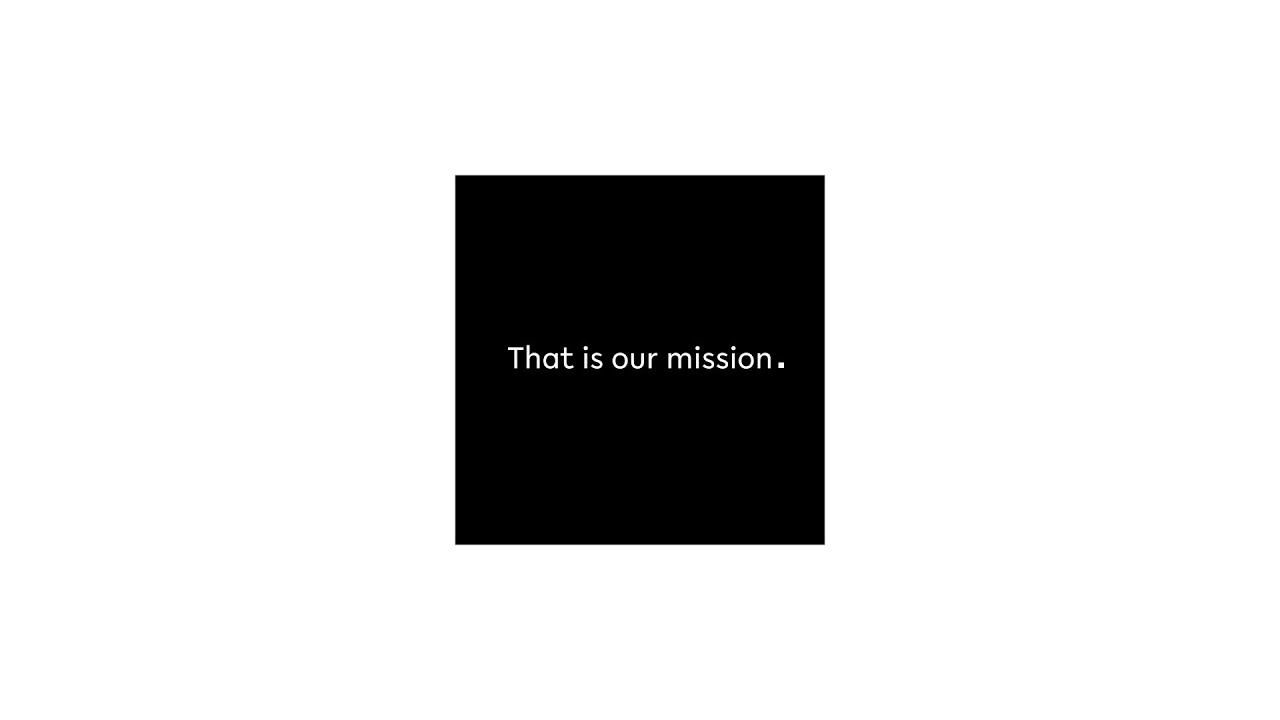 Black square on white background
