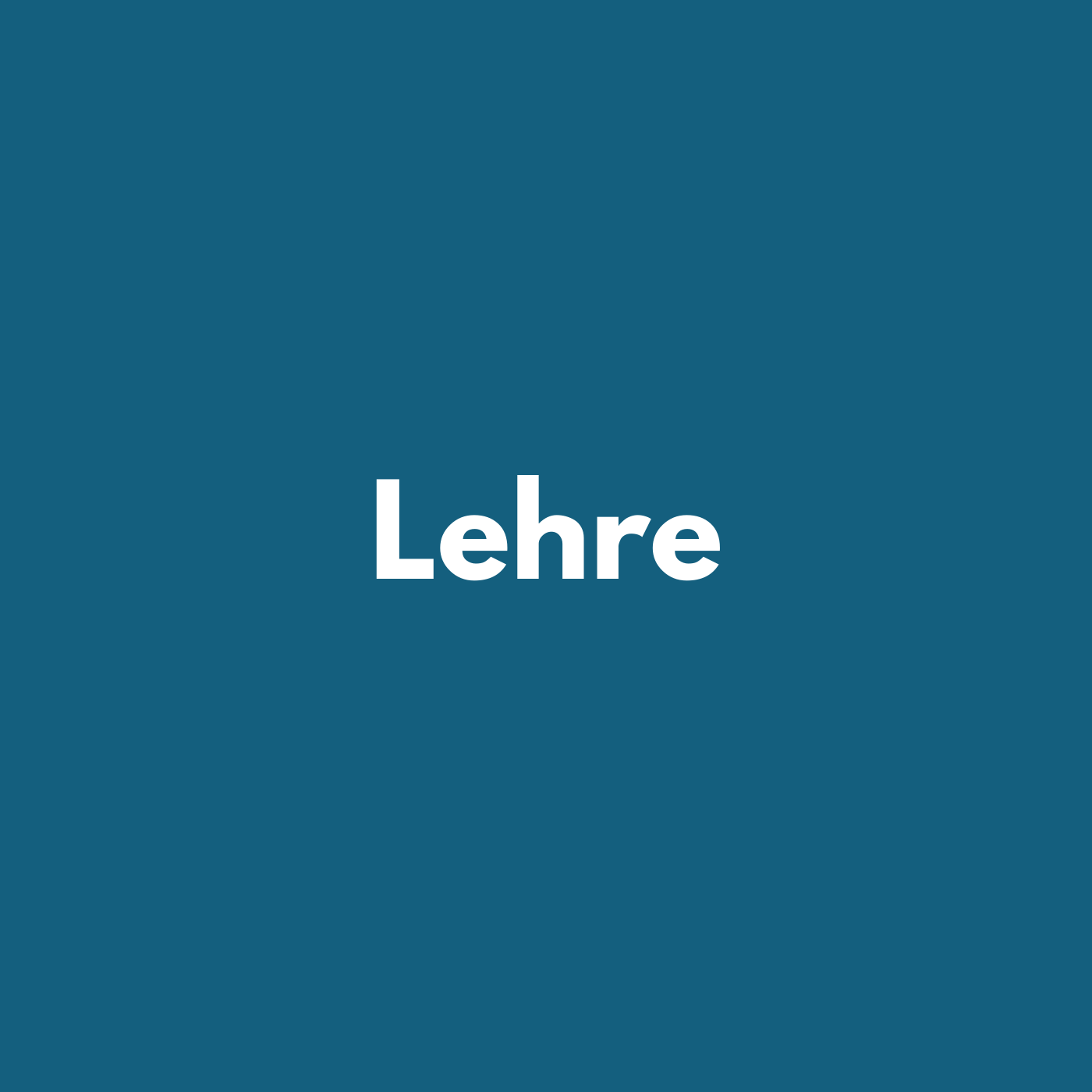 Lehre