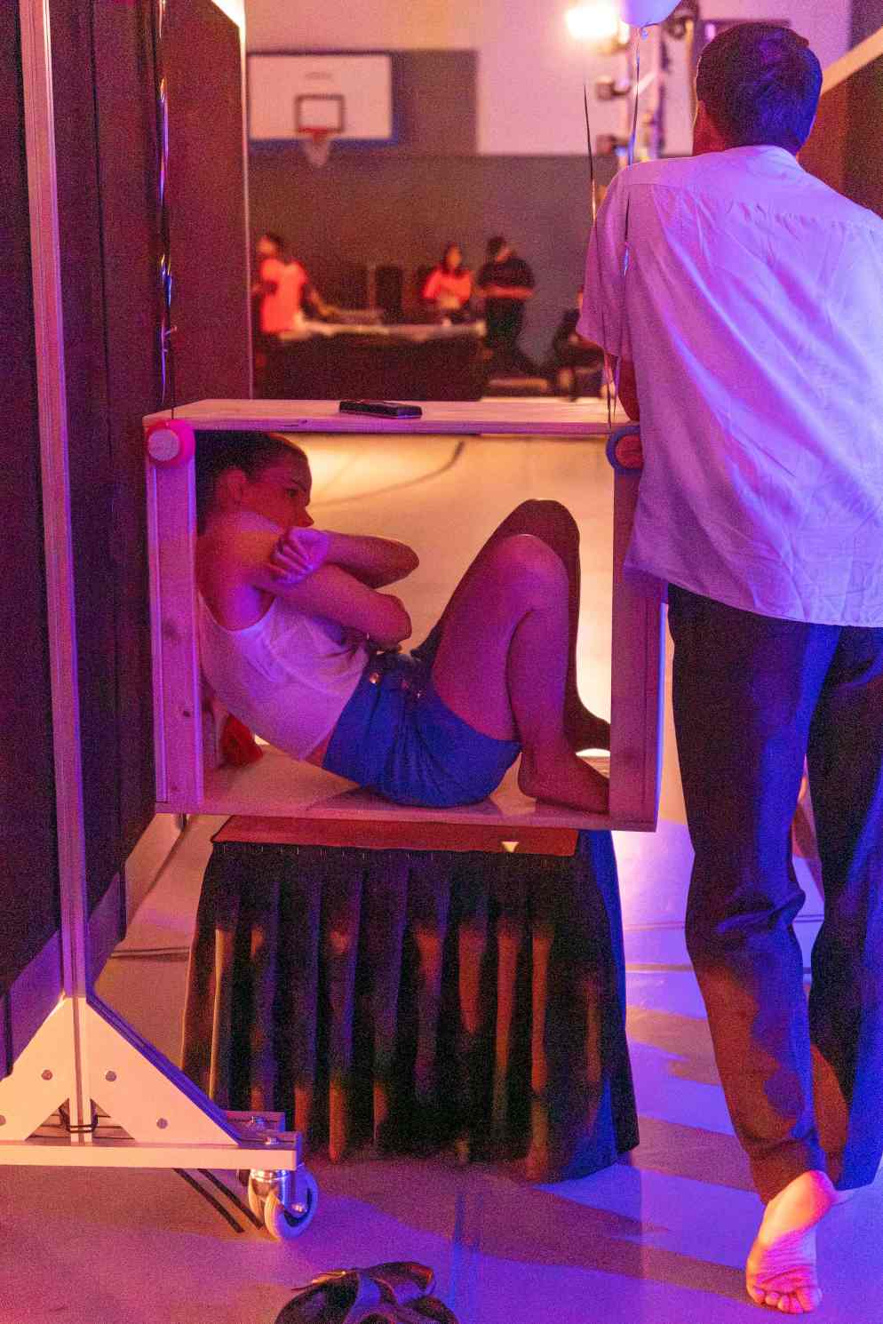 Jonglieren mit Stäben