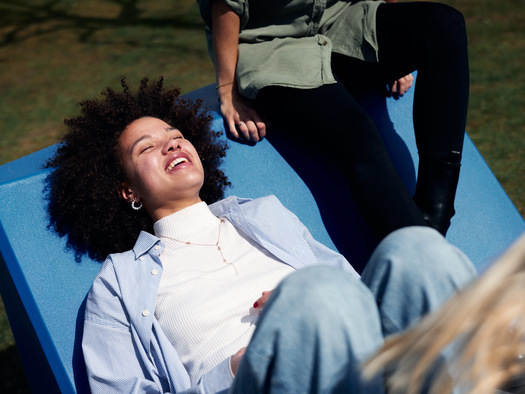 relaxed person