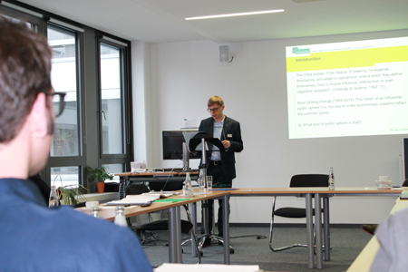Photo: "Law, Regulation and Governance", Nov. 5-7, 2014.  Workshop by Law and Society Unit, Bielefeld University, Faculty of Sociology