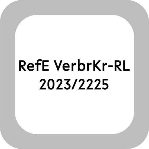 Symbol RefE VerbrKr-RL 2023/2225
