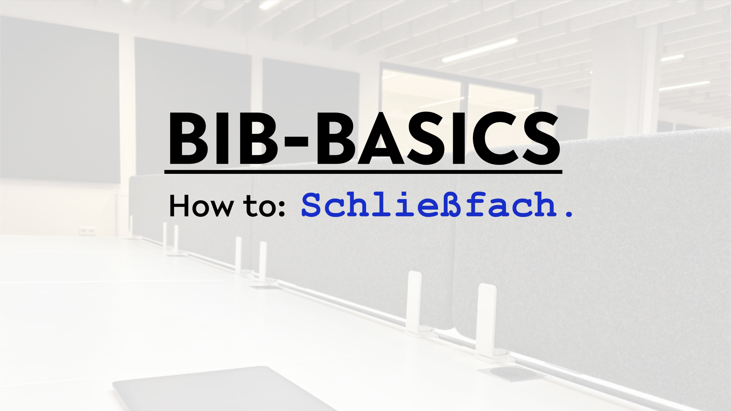 Thumbnail How to Schließfach