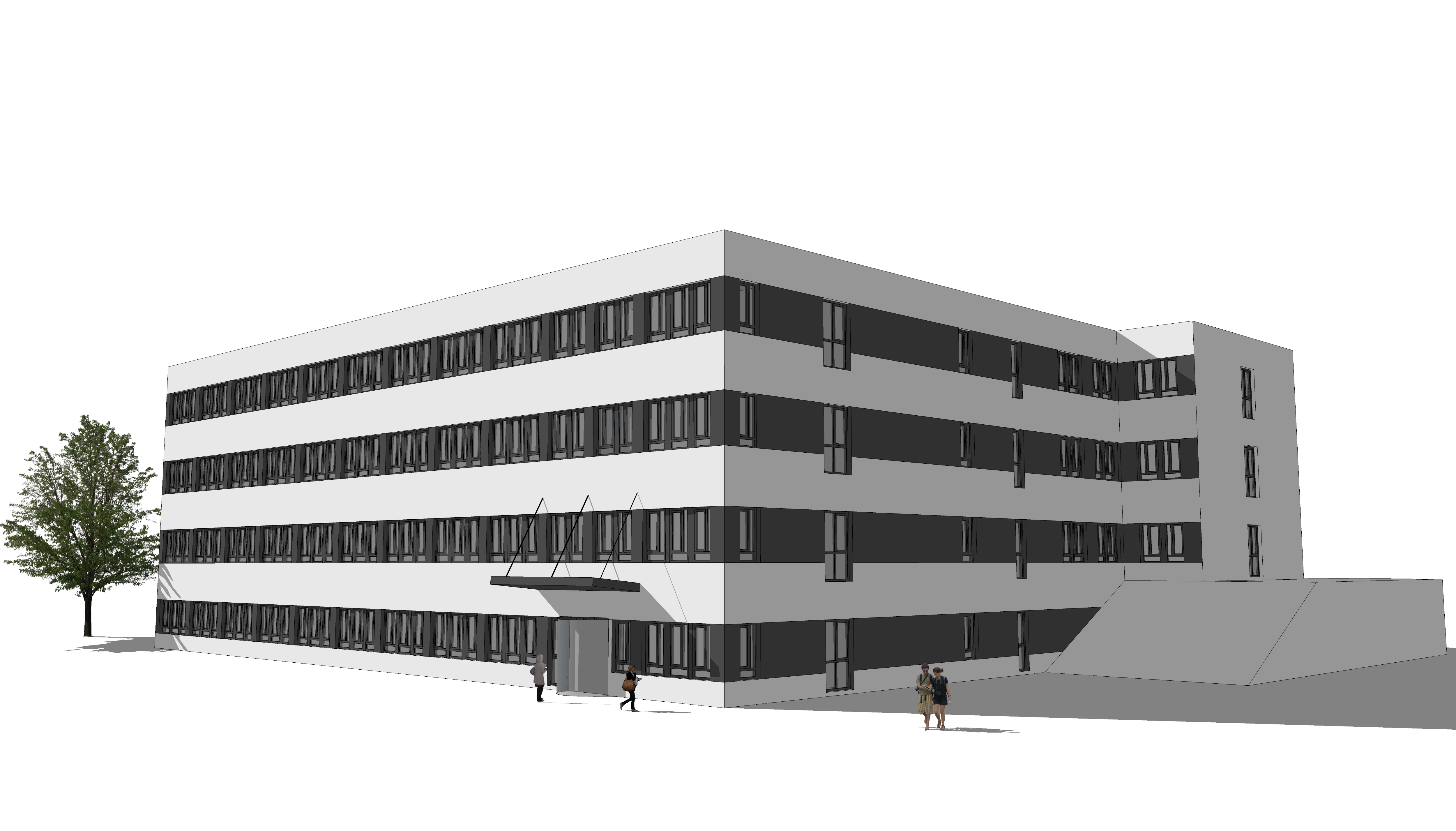 Visualization of the building z