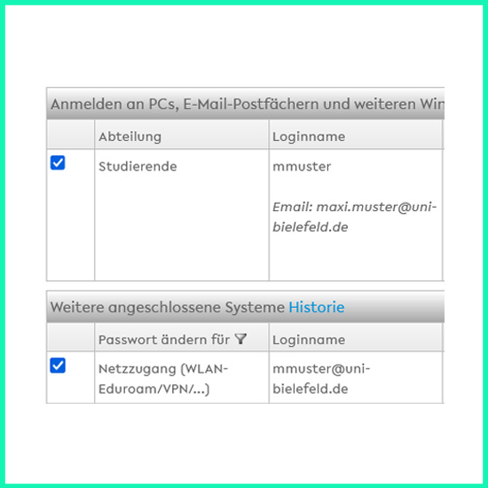Screenshot vom PRISMA-Portal.
