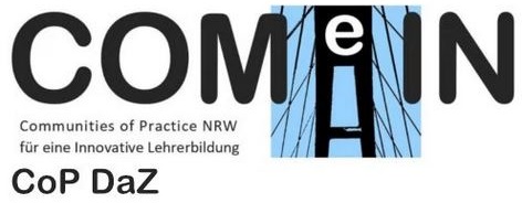 Logo von ComeIn mit Unterschrift CoP DaZ