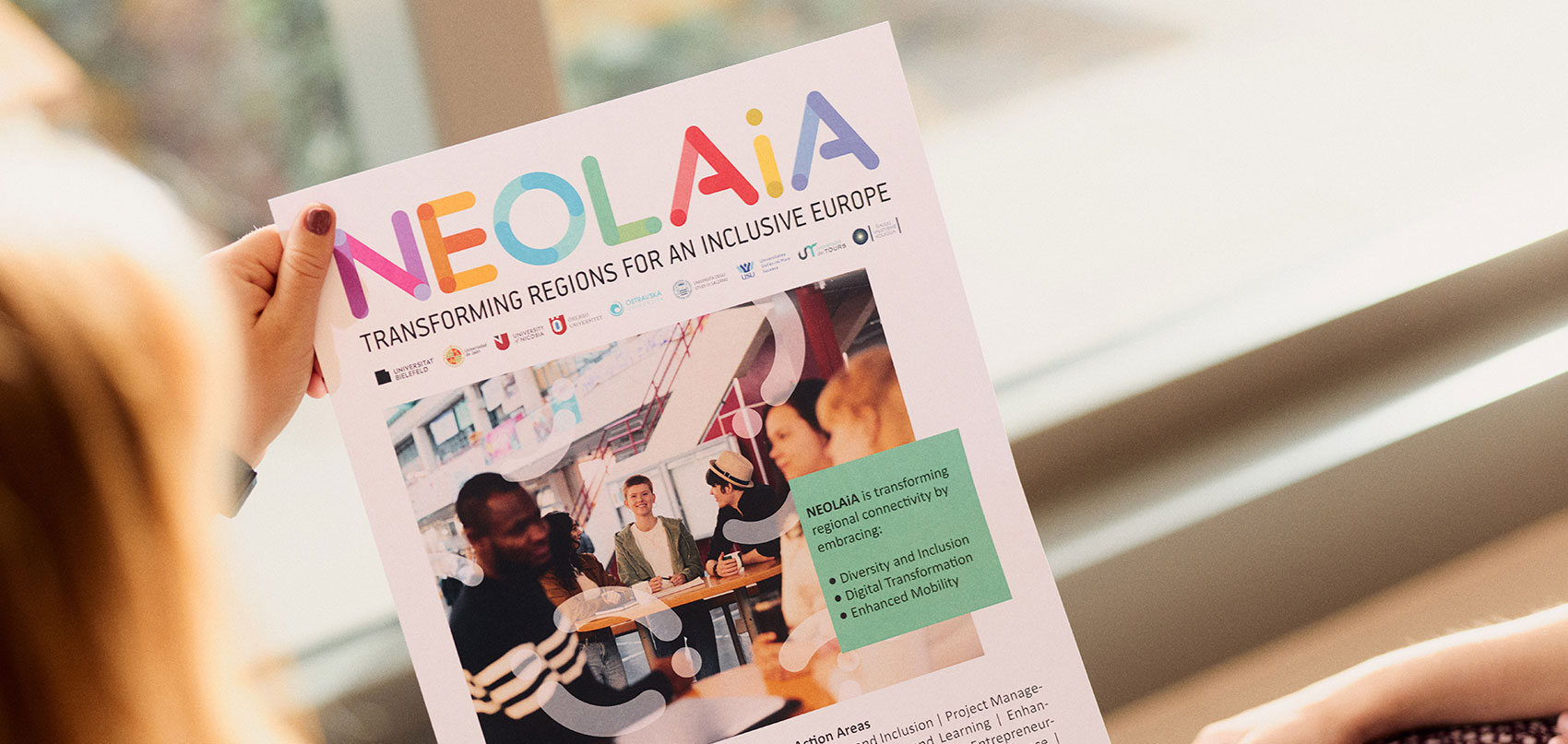 Flyer showing NEOLAiA 