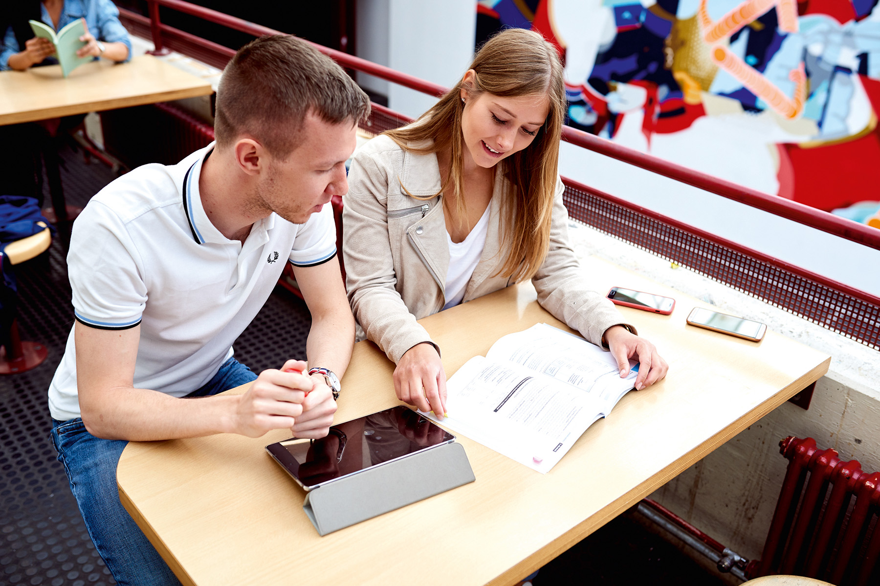 Studierende am Lernen