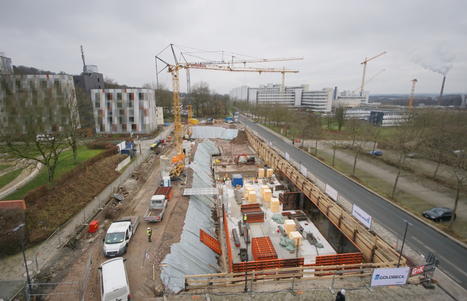 Construction site of building R2