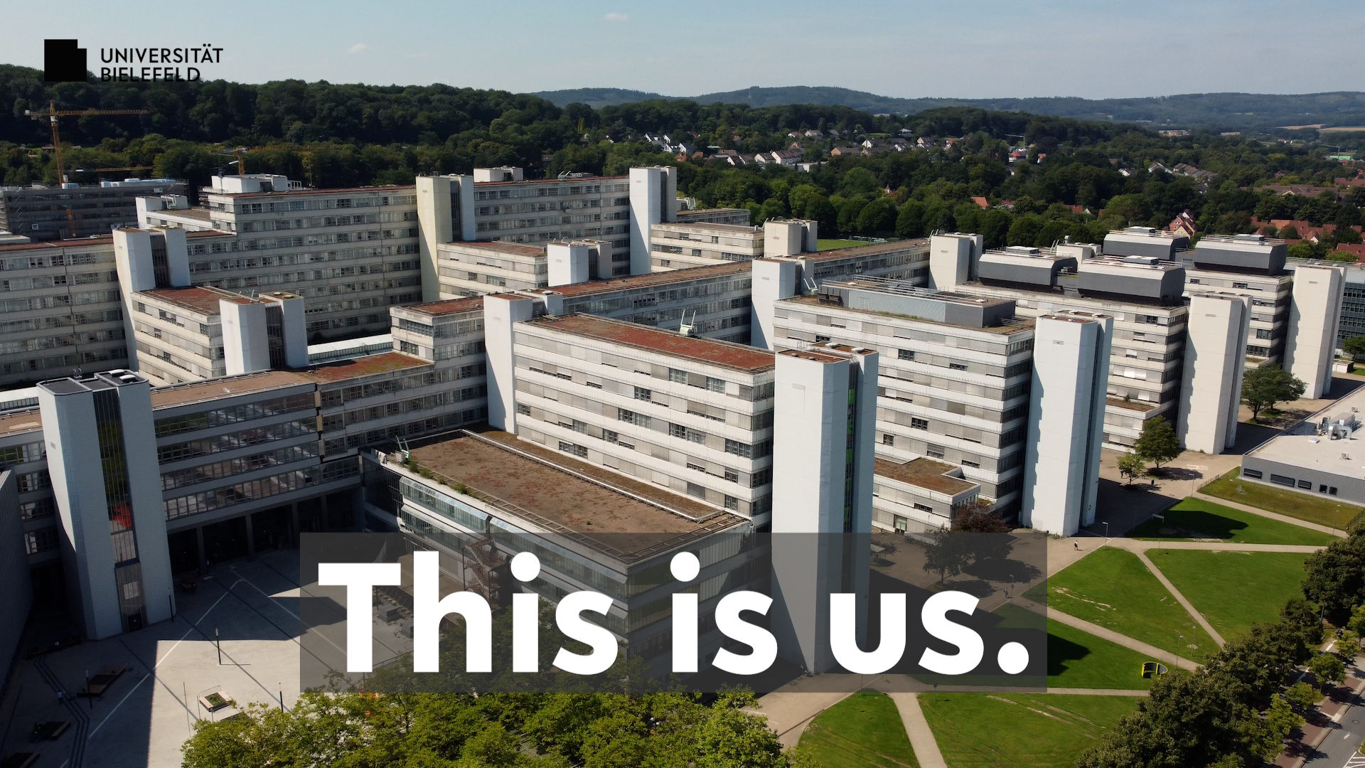 Luftansicht Campus Uni Bielefeld