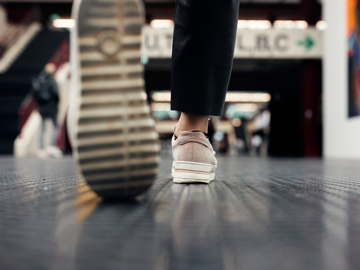 Walking straight