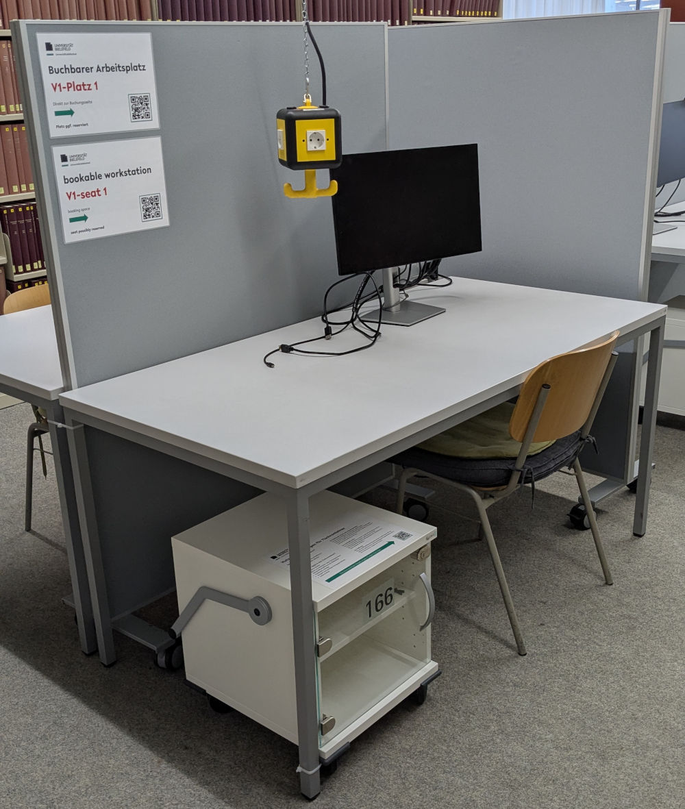 Buchbarer Arbeitsplatz