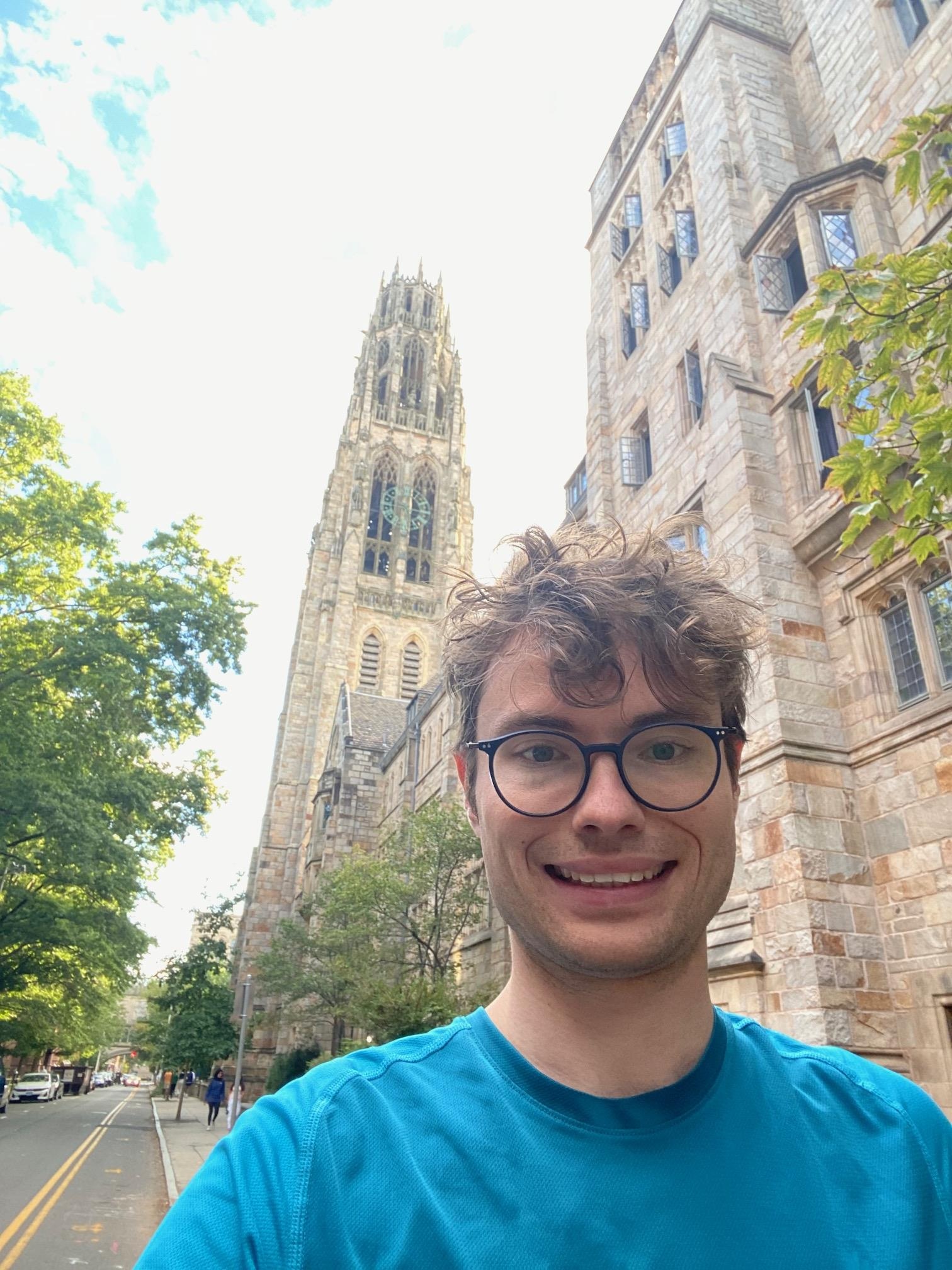 photograph of Jurek Preker at Yale
