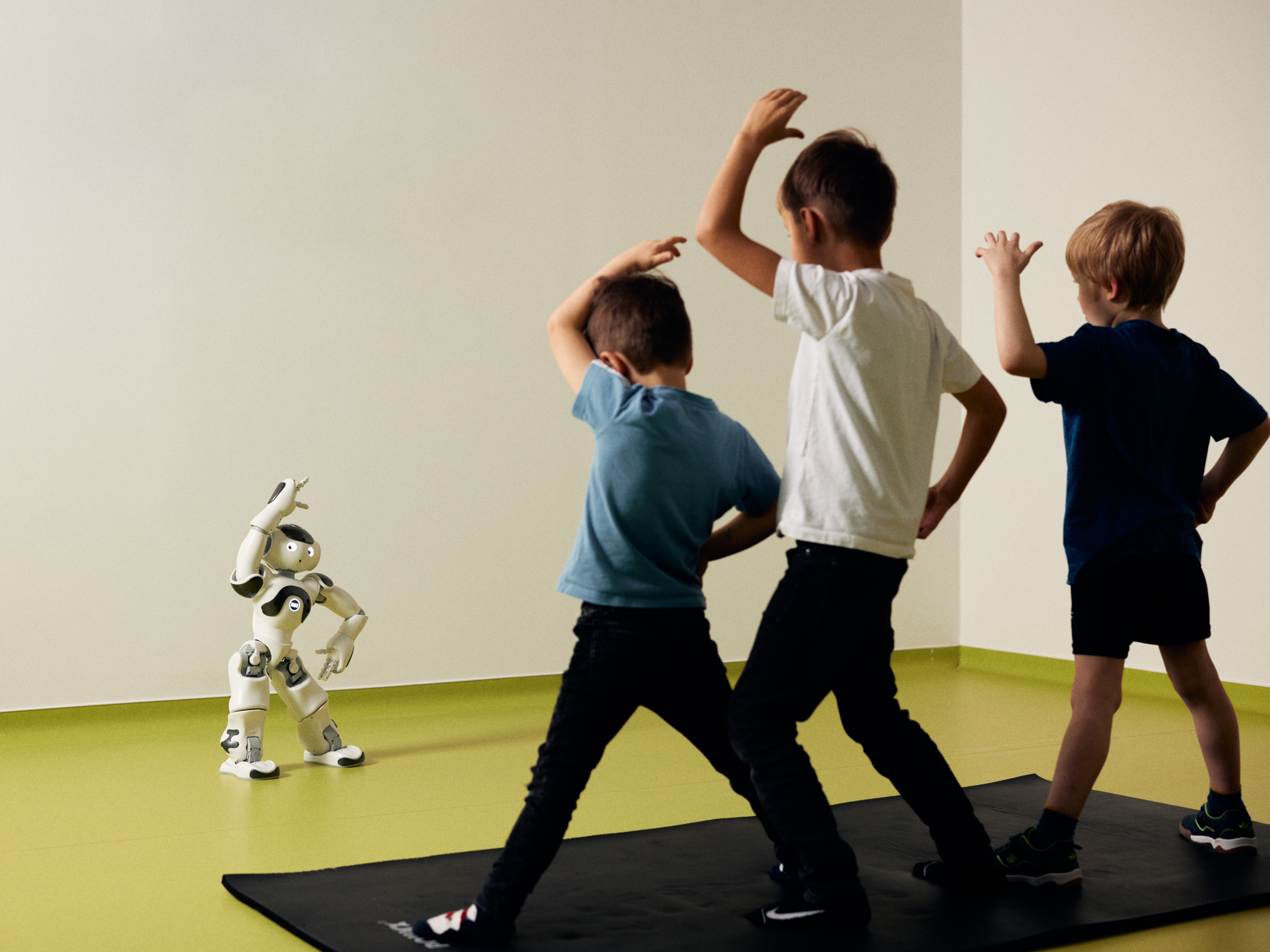 NAO animating children to exercise