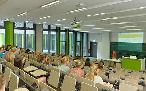 Hörsaal im Gebäude X