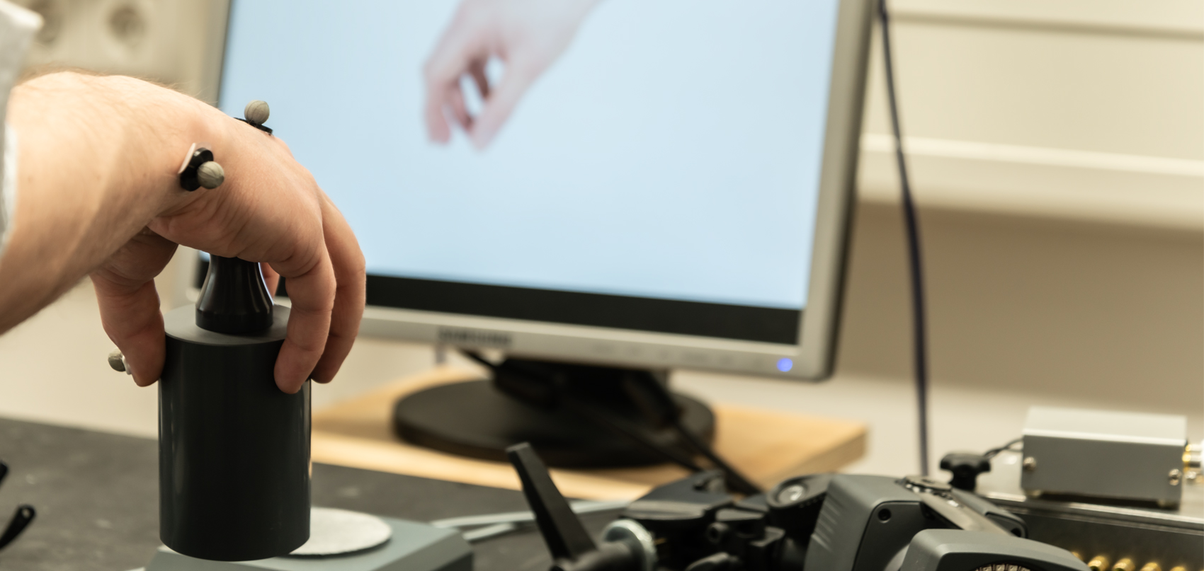 Photo from the biomechanics laboratory