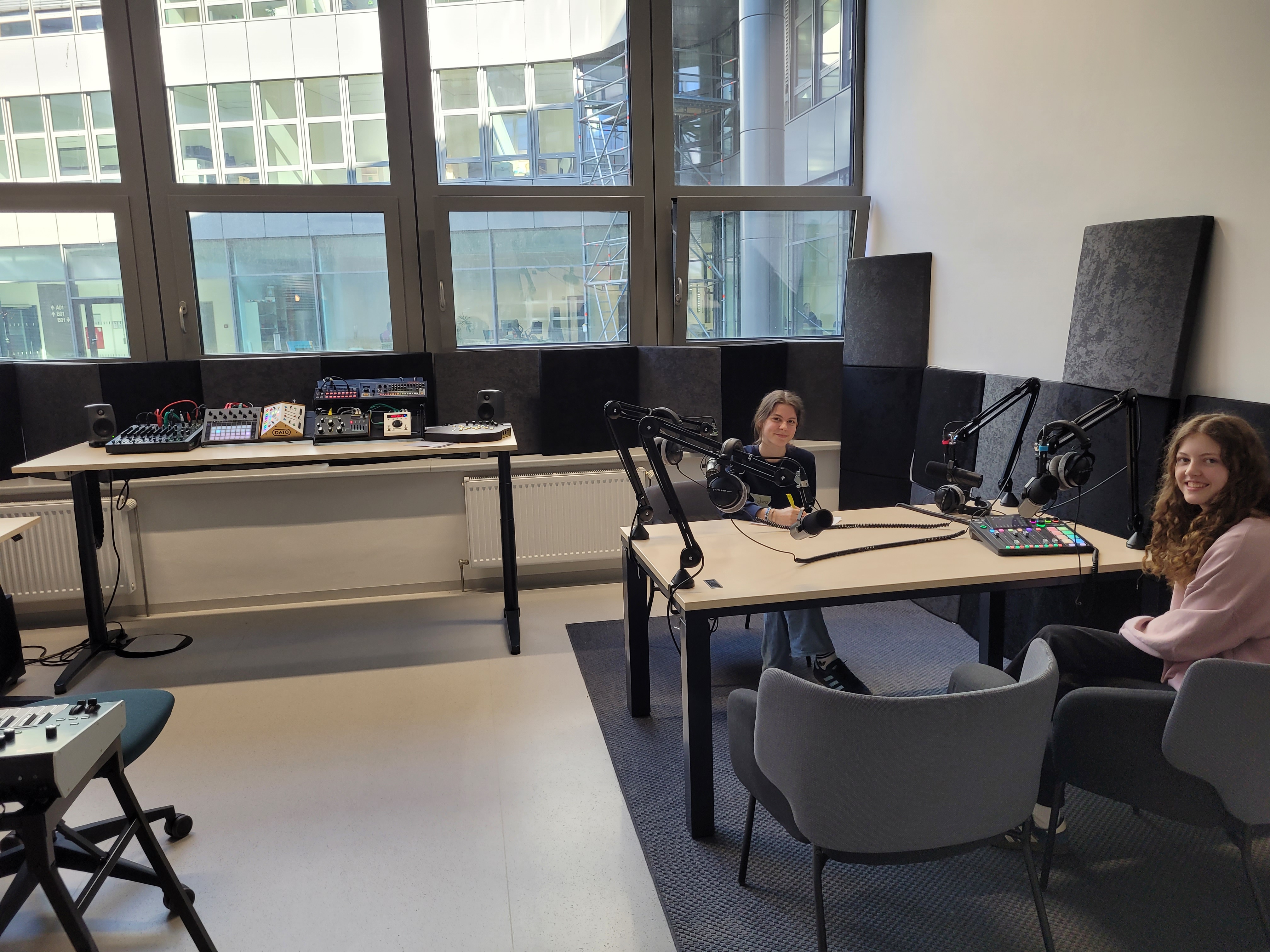 Personen im Studio