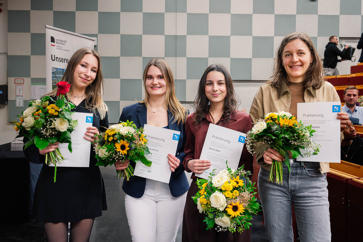 Absolvent*innentag 2025 - TK-Preisträgerinnen 2025