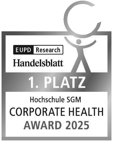 Logo Corporate Health Award Handelsblatt - 1. Platz Uni Bielefeld