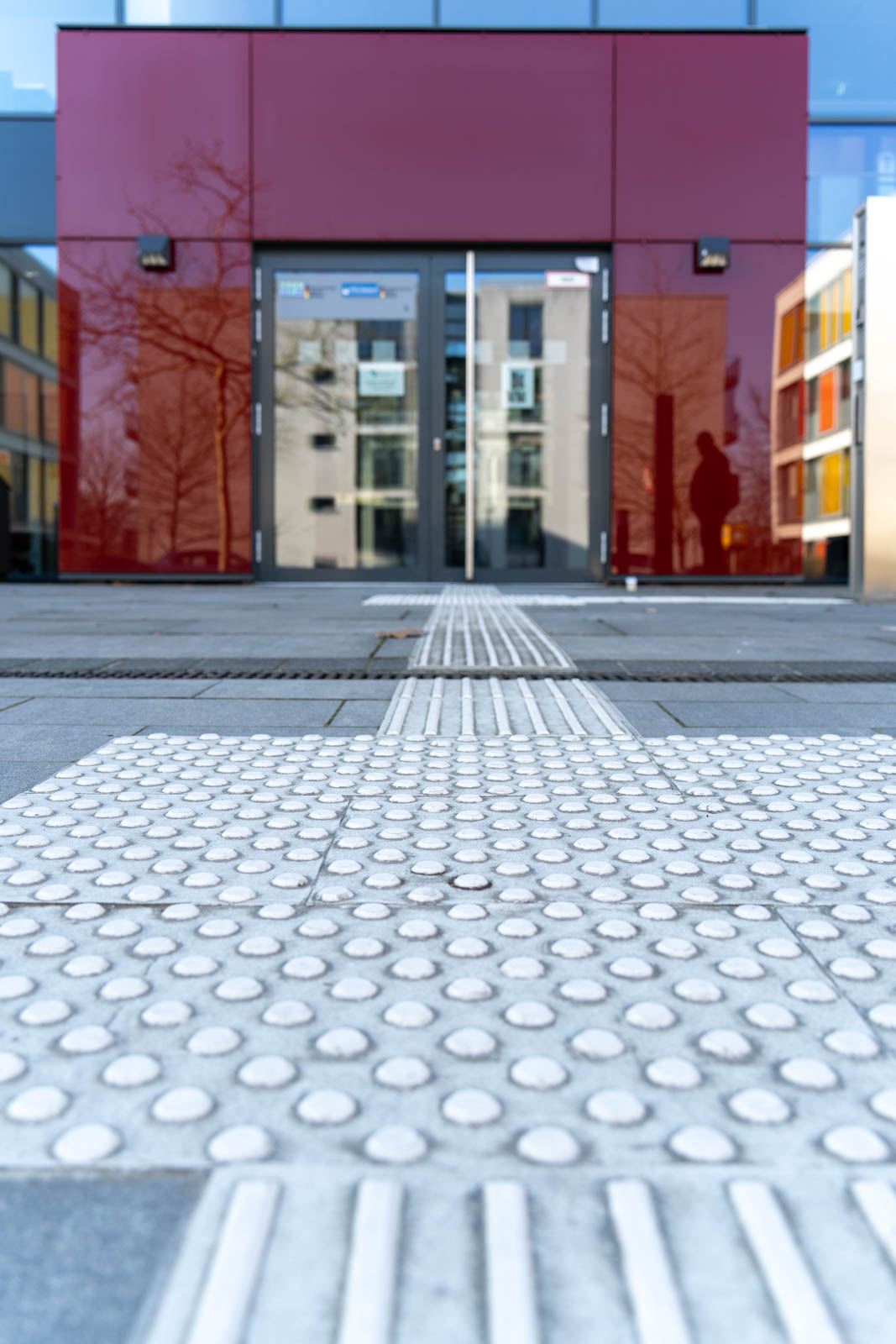 Campus of Bielefeld University Guiding system for the blind