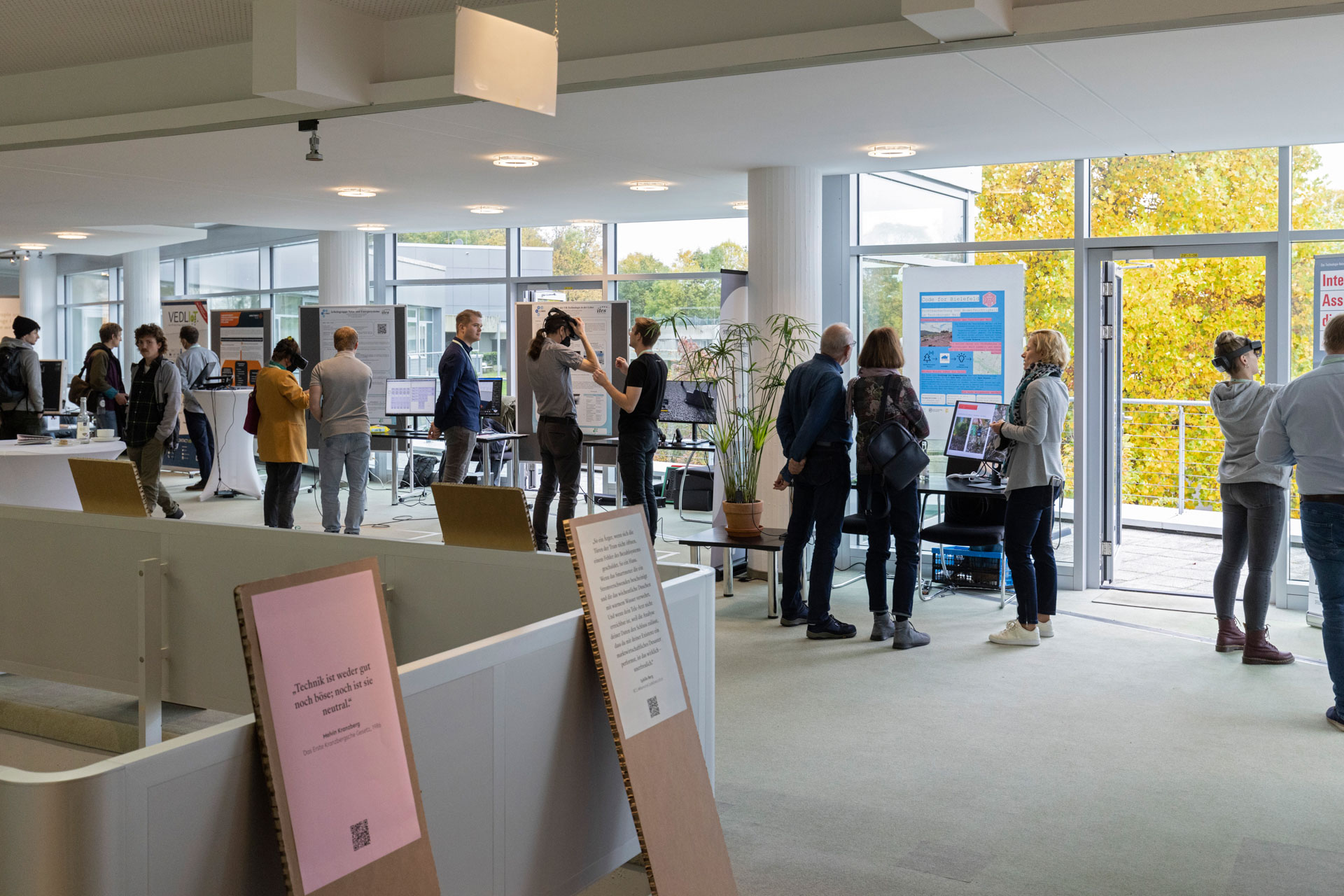 Exhibition in the ZiF foyer