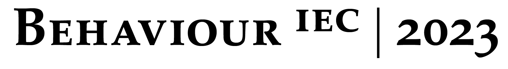 IEC logo for the Behaviour 2023