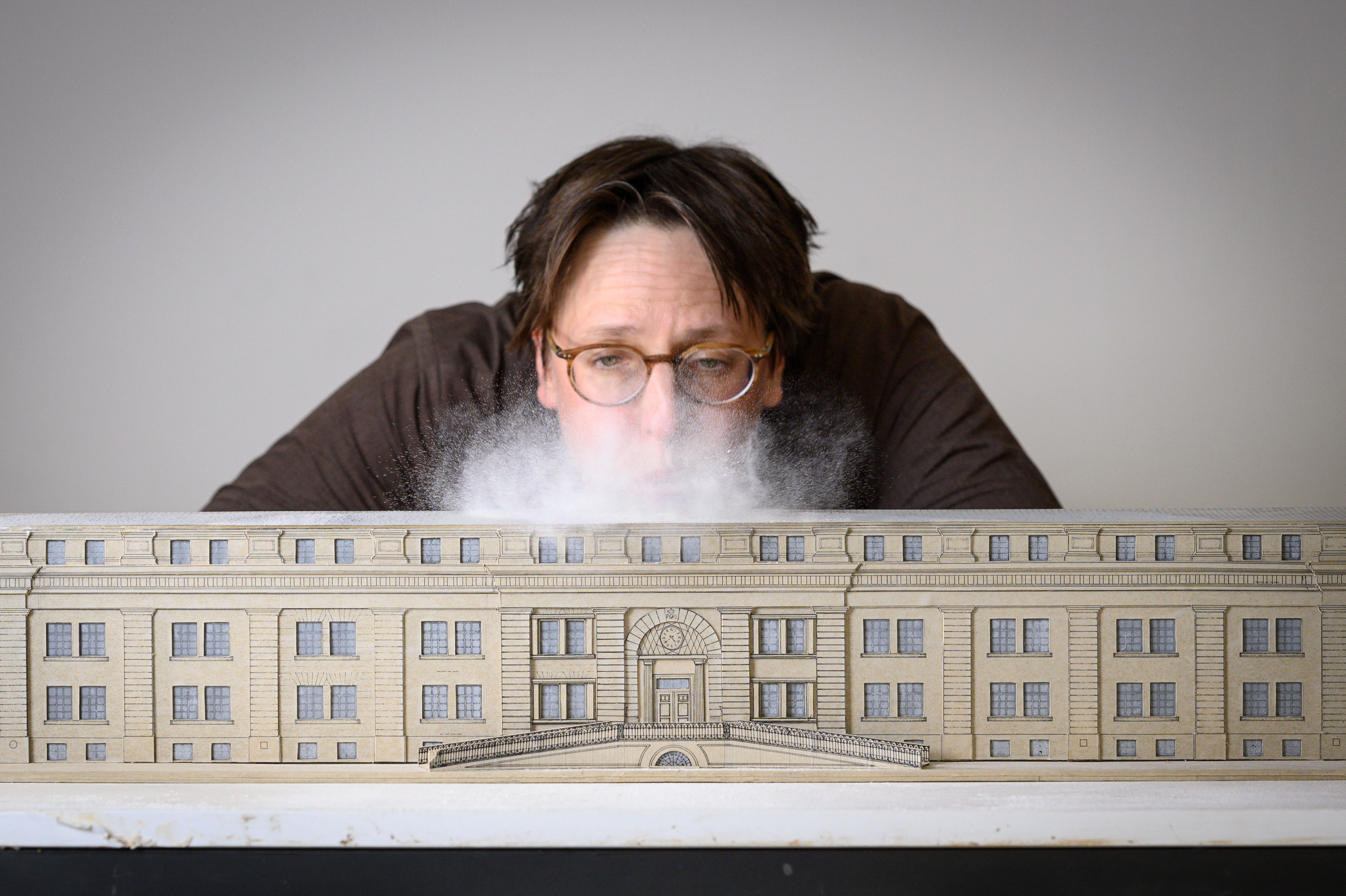 Entstaubung des Museums