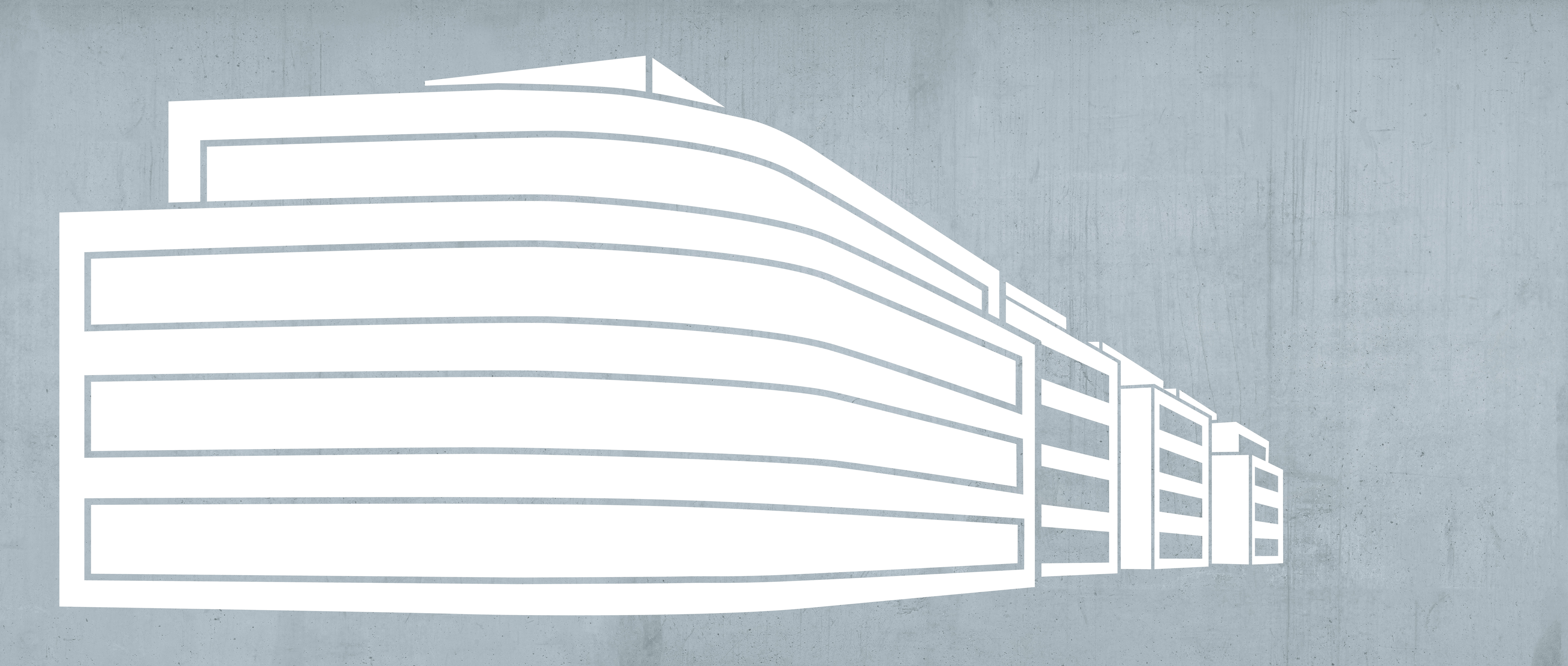 Graphic of the building R.1 of the Medical School OWL
