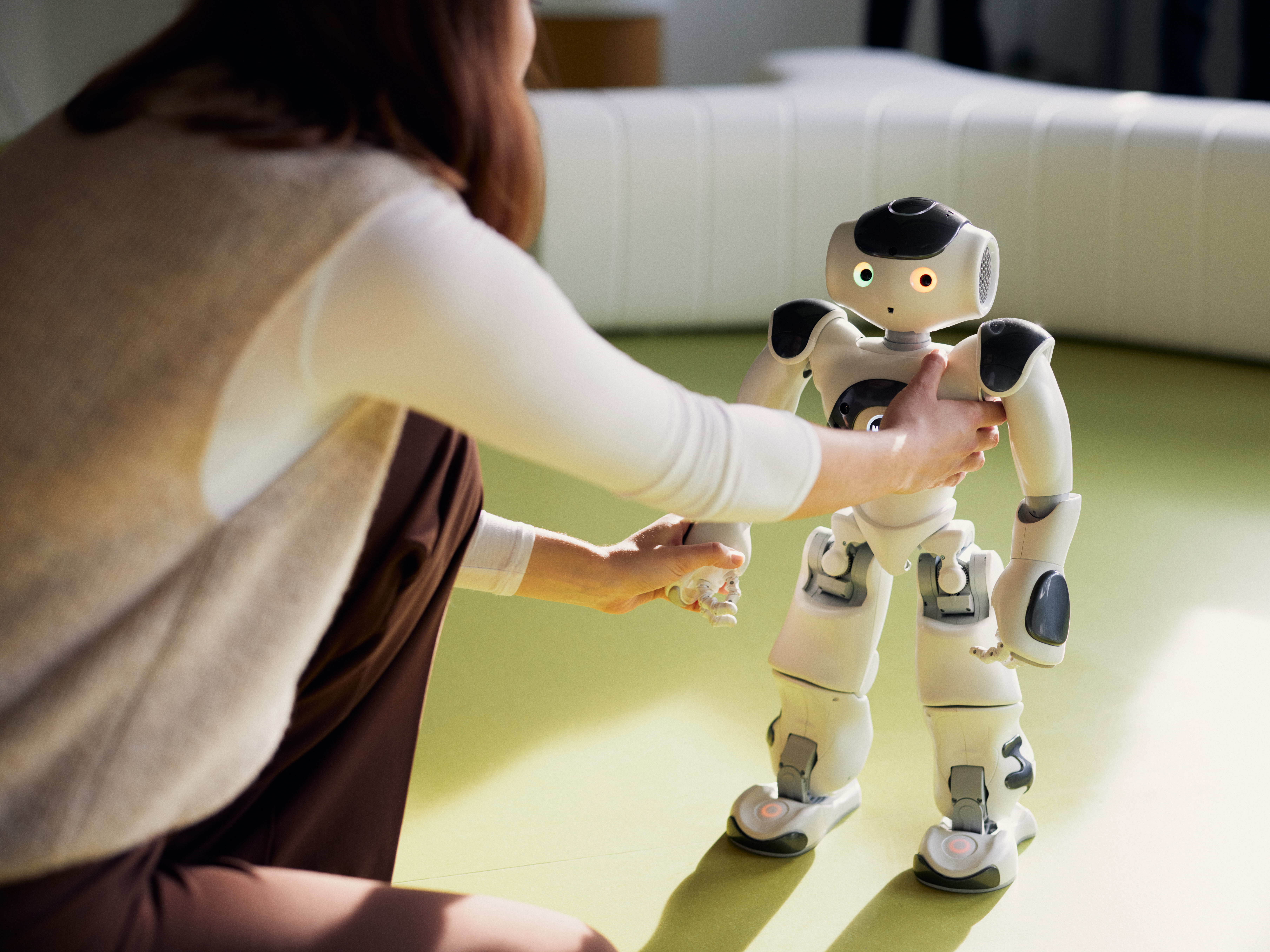 Researcher is working with NAO