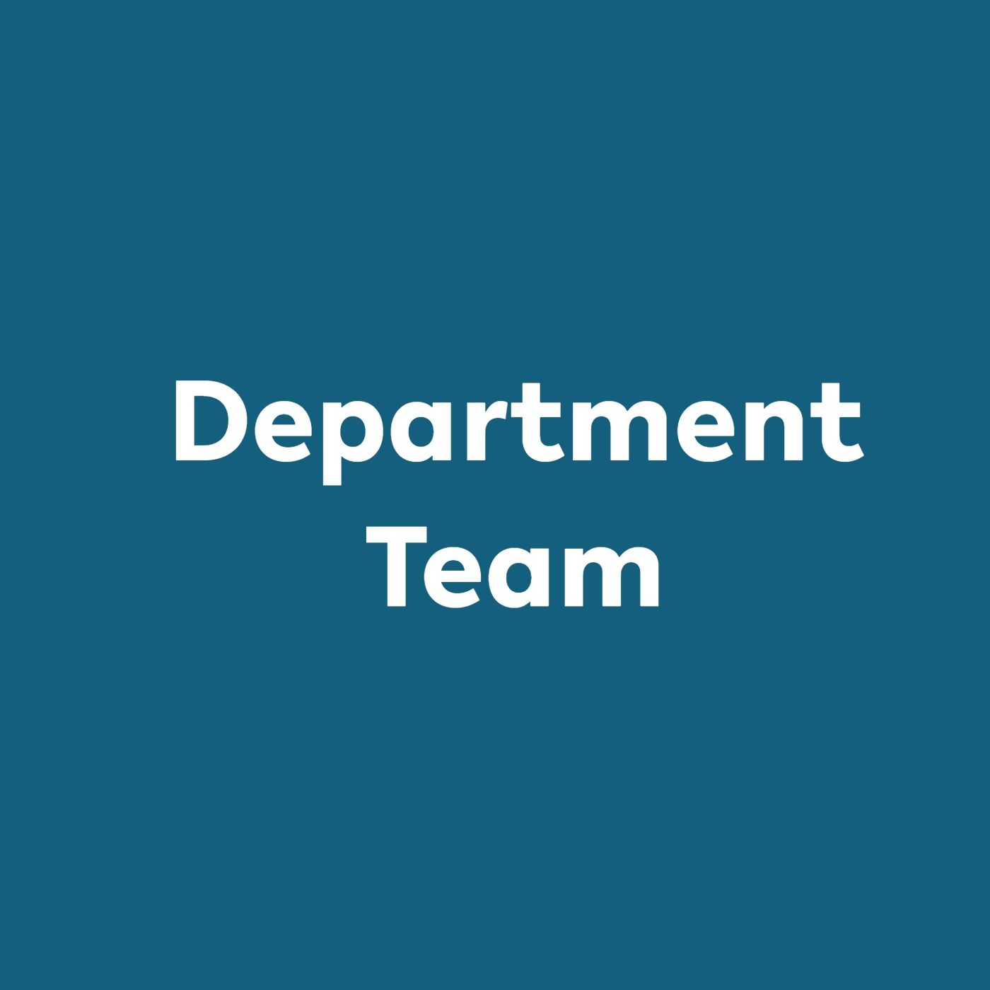Department Team
