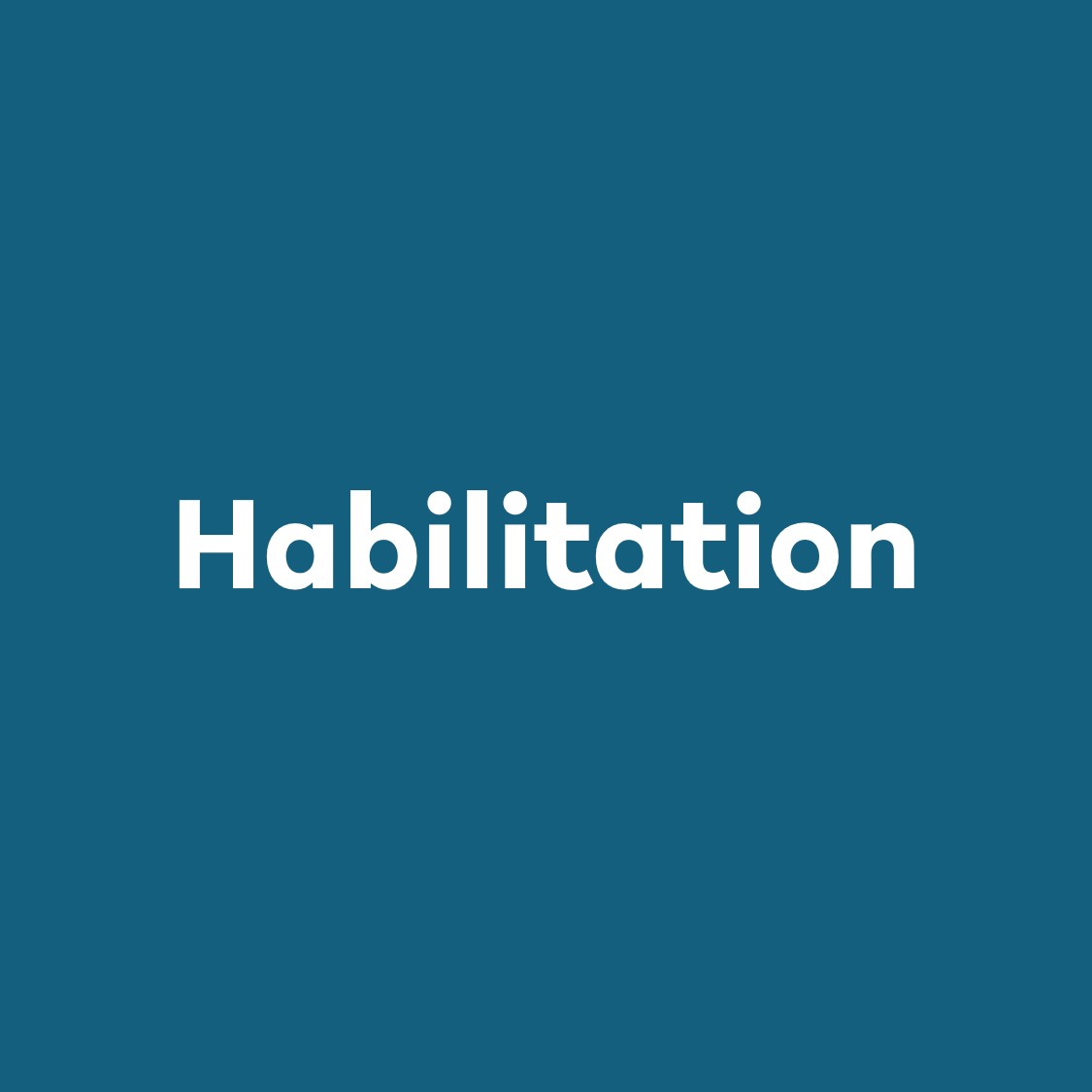 Habilitation