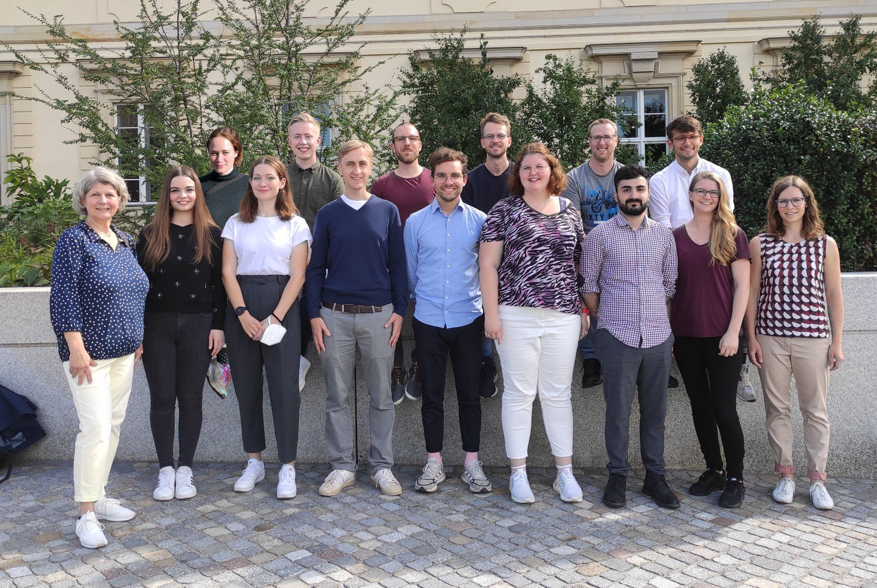 Group photo of the team