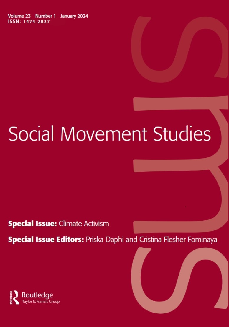 Buchcover Social Movement Studies, Volume 23, Issue 1 (2024)
