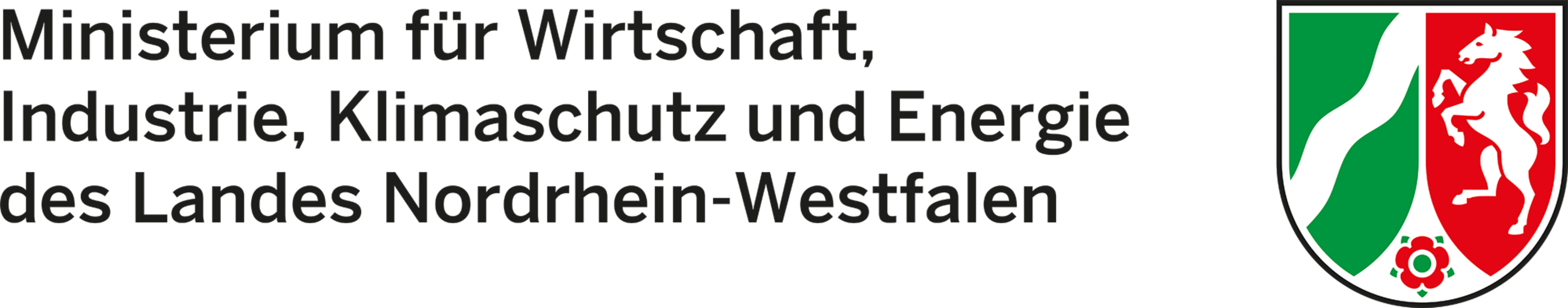Logo NRW Ministerium für Wirtschaft, Industrie und Energie