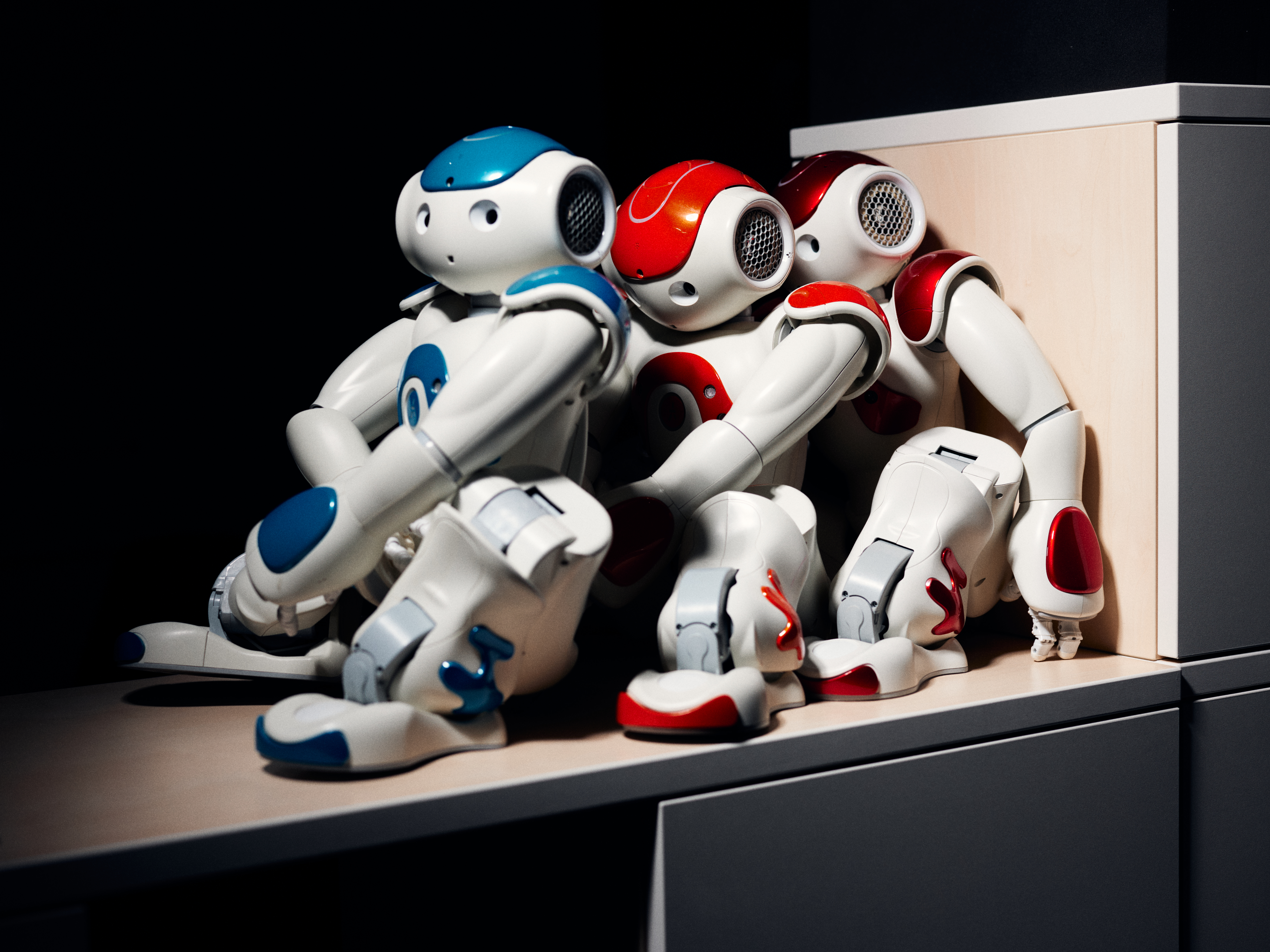 three robots