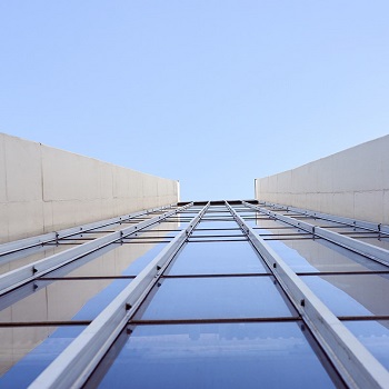 Window front of the Main University Building