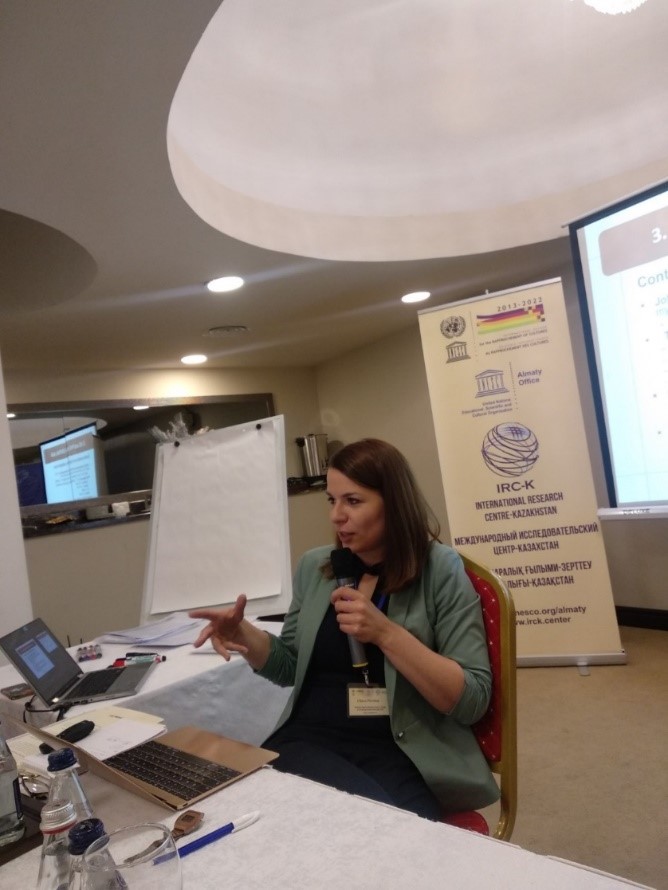 Research capacity-building training in cooperation with the UNESCO Almaty Cluster Office for Kazakhstan, Kyrgyzstan, Tajikistan and Uzbekistan (UNESCO Almaty) and the International Research Centre-Kazakhstan