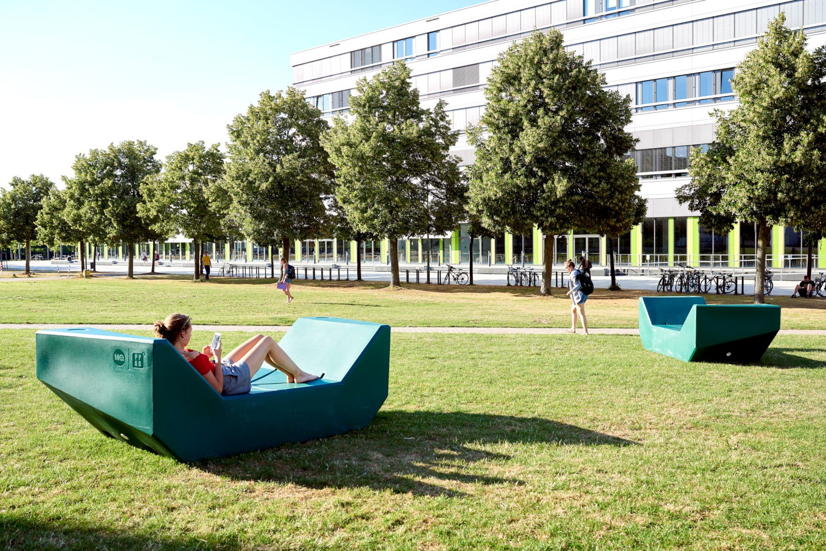 Student outside 