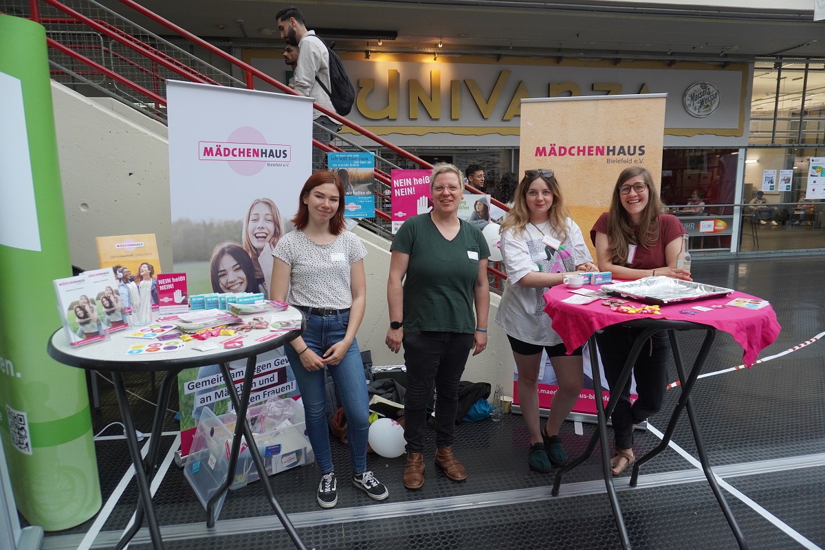 Der Stand des Mädchenhauses Bielefeld