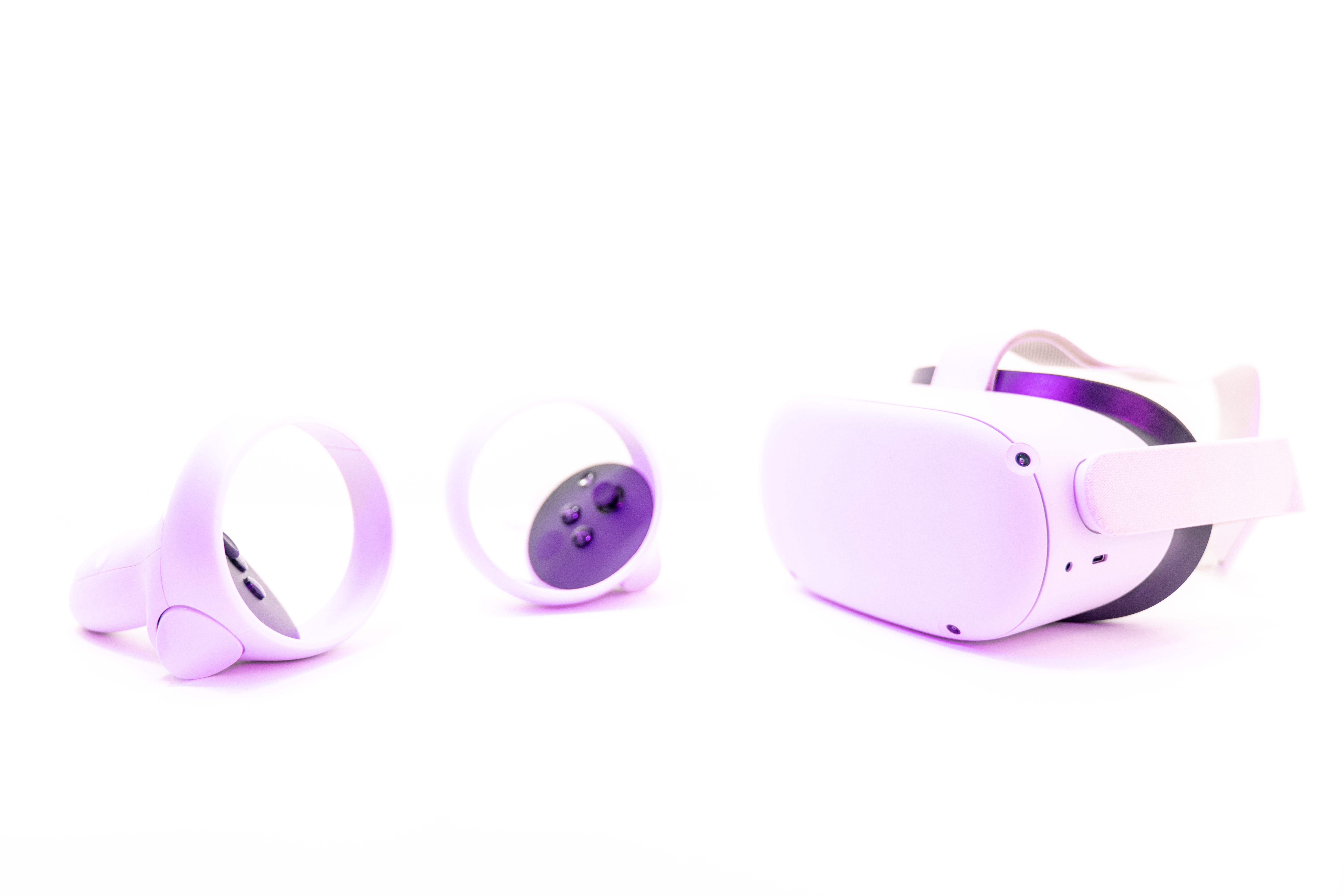 Foto eines Virtual Reality Headsets