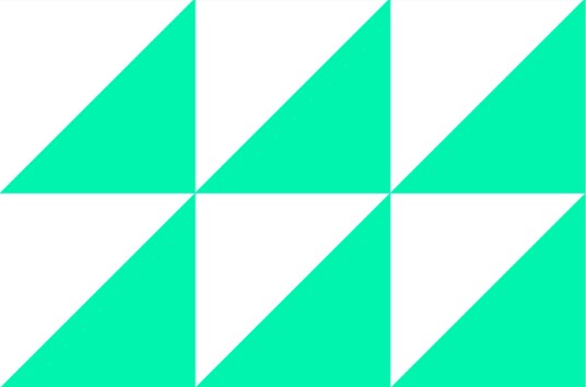 Platzhalter: Muster mit grünen Dreiecken