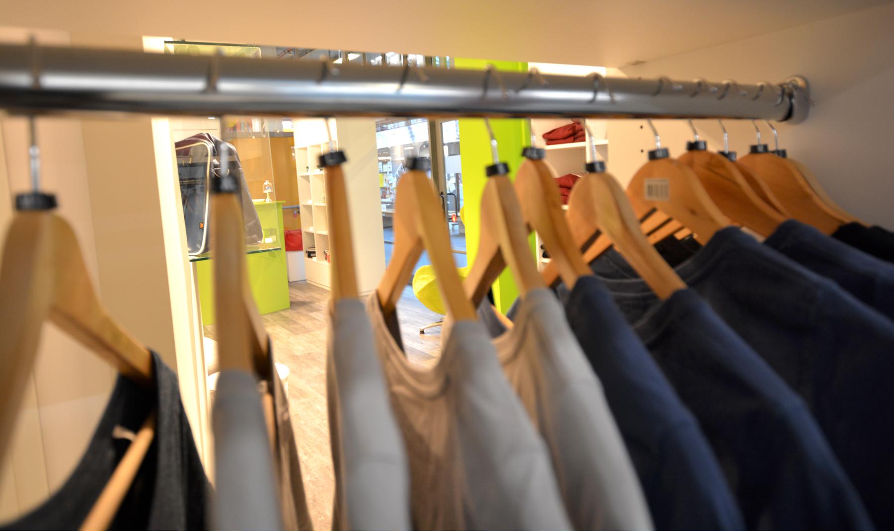 Shirts in the window