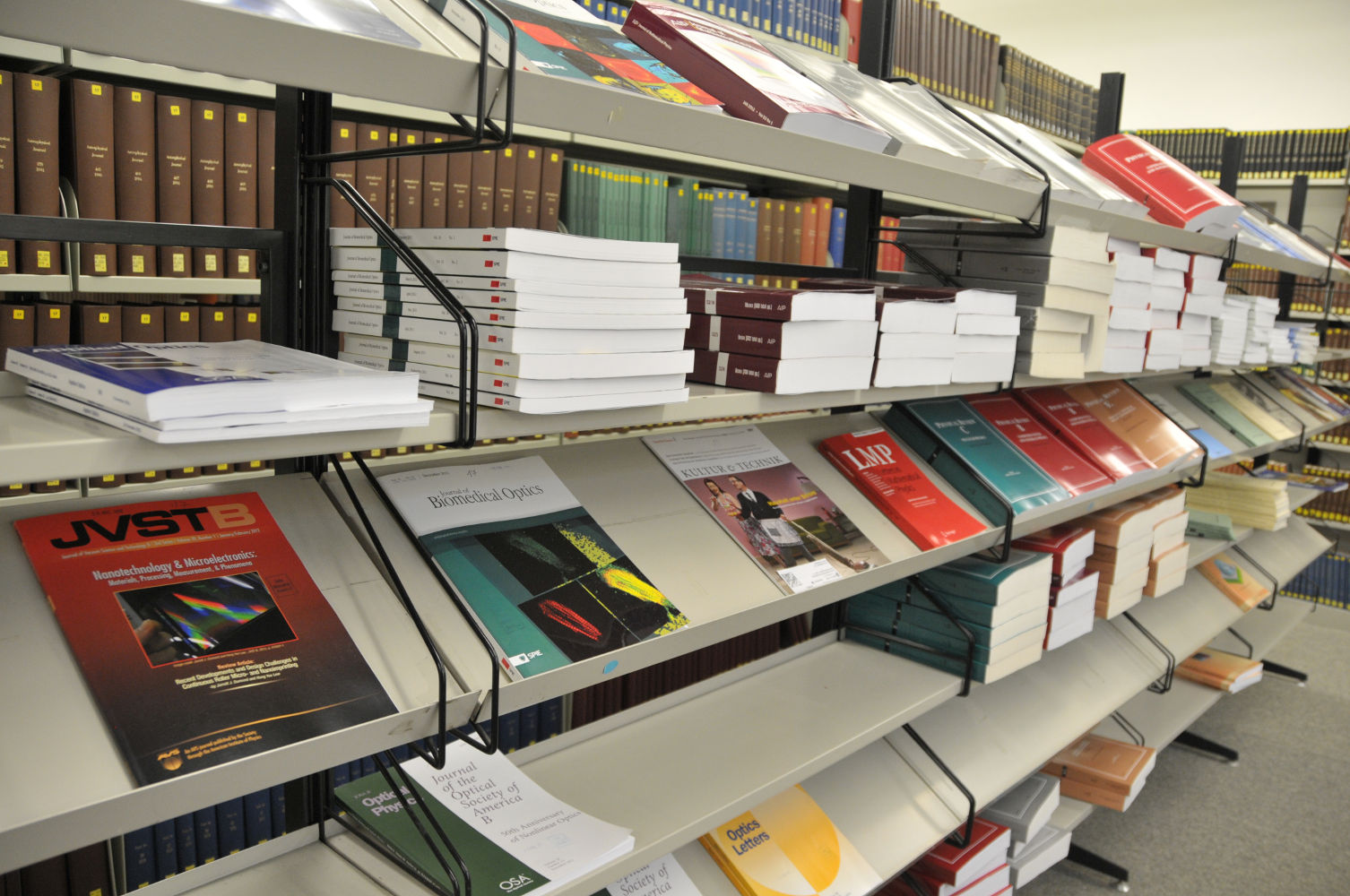 Photo of a Book Shelf with New Acquisitions