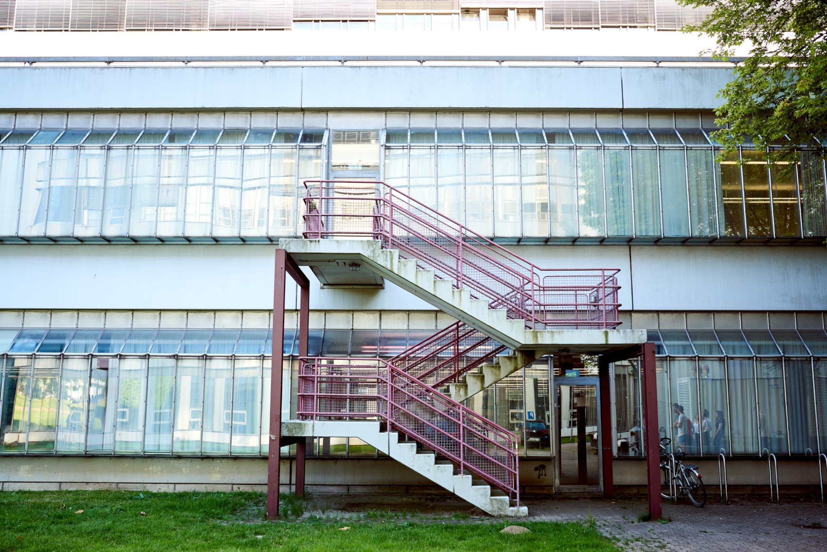 Treppe am Universitätshauptgebäude