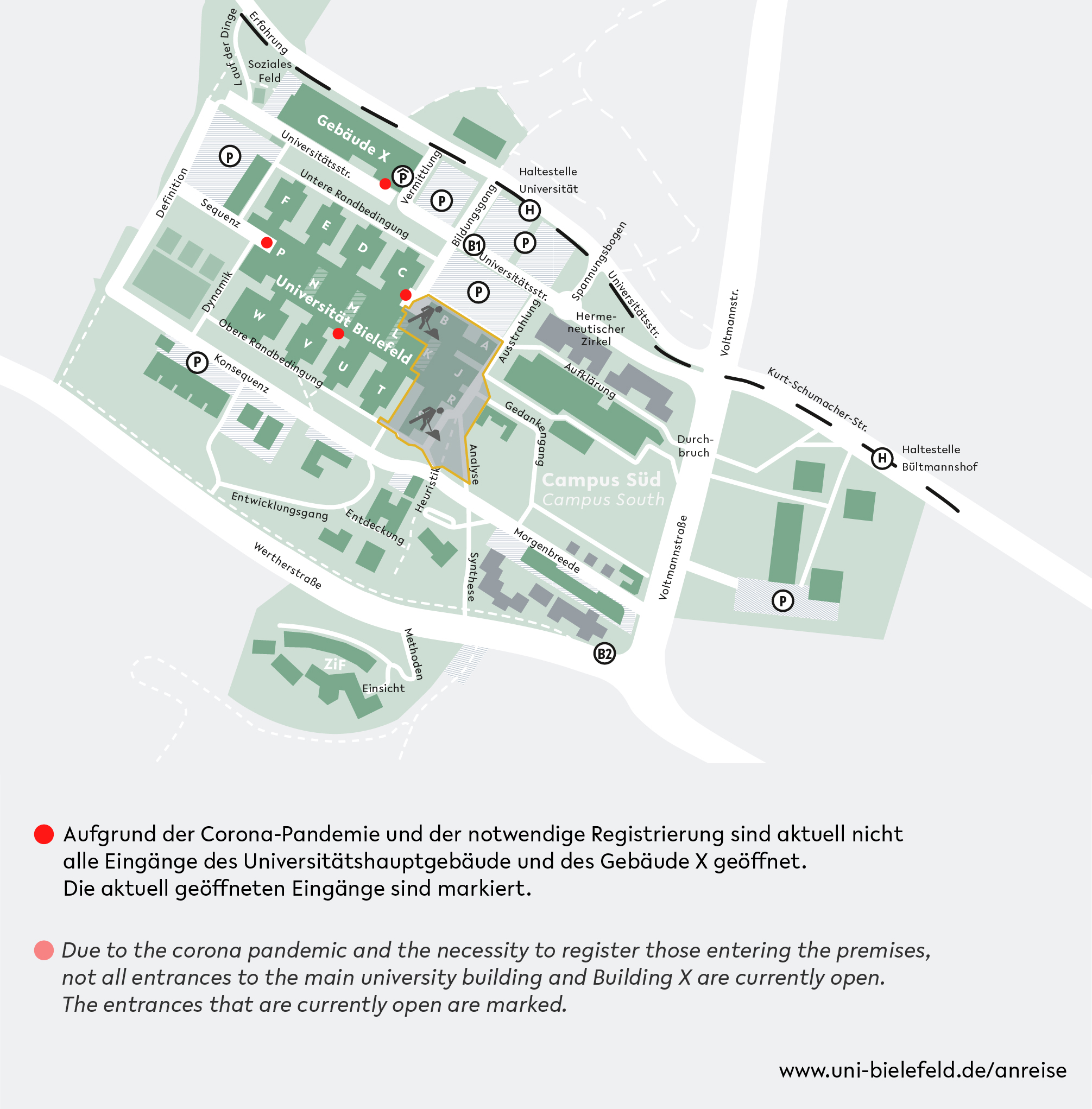 Lagepläne - Universität Bielefeld