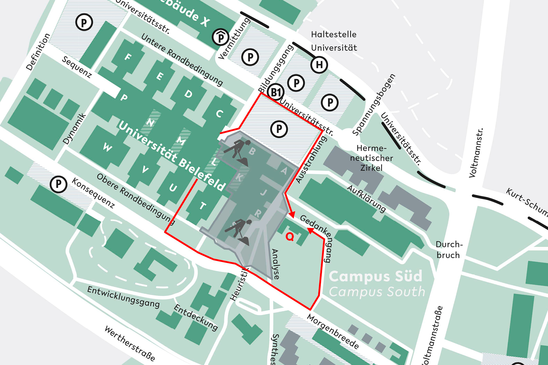 Lagepläne - Universität Bielefeld