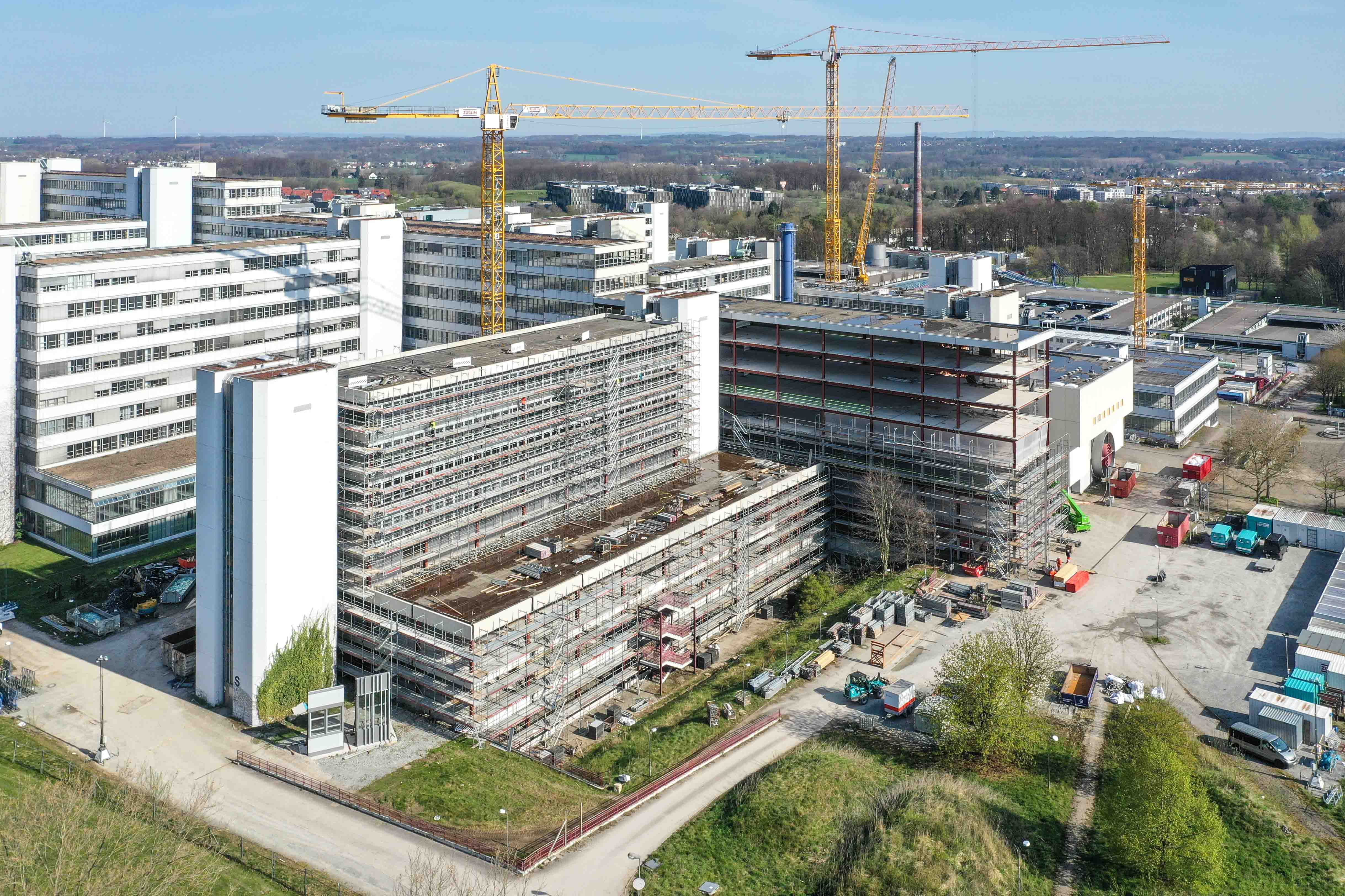 Aerial view of the UHG