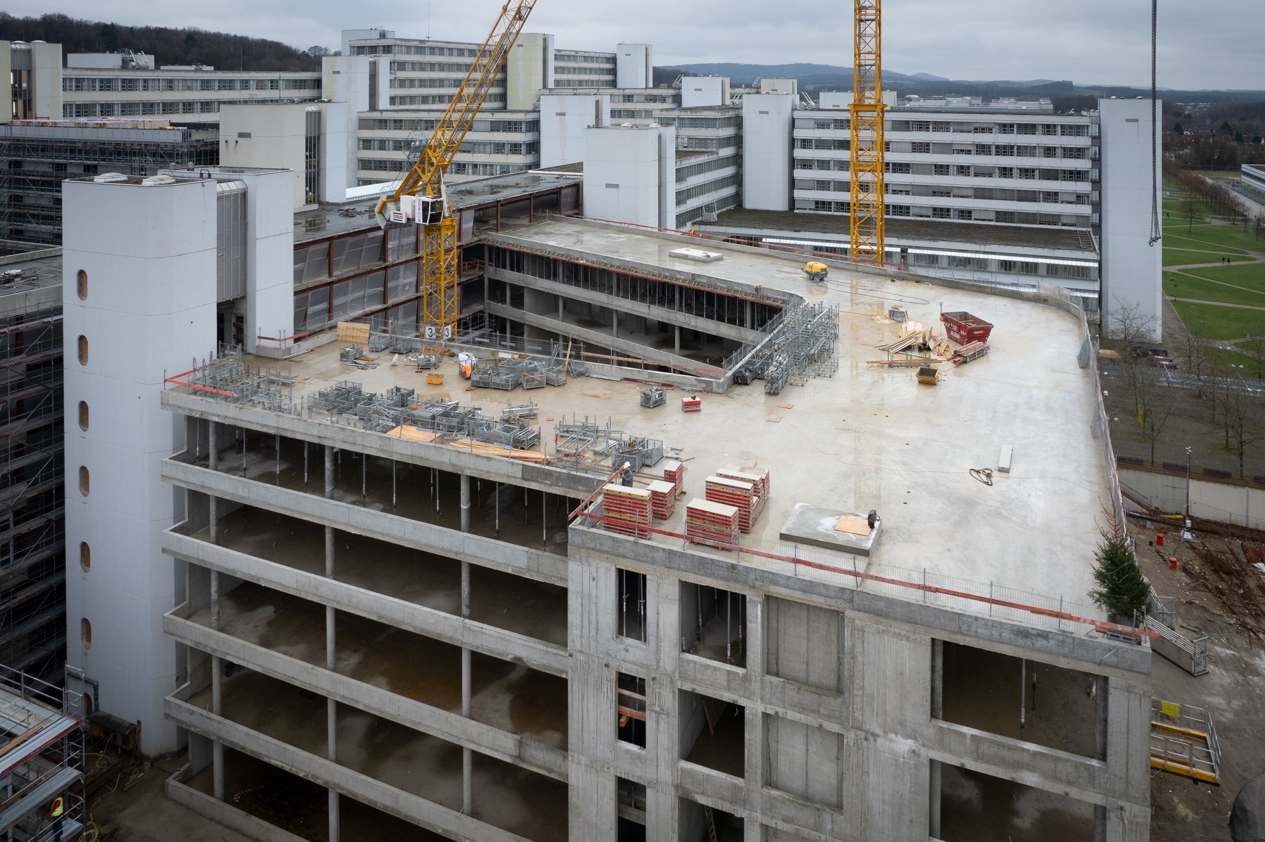 Aerial view of the UHG