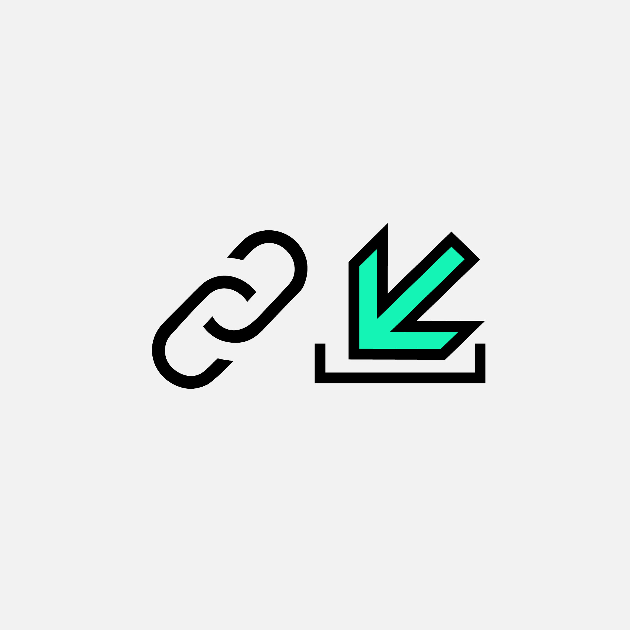 Icons for links and downloads